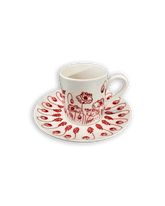 Red Poppy Coffee Cup - Tableware